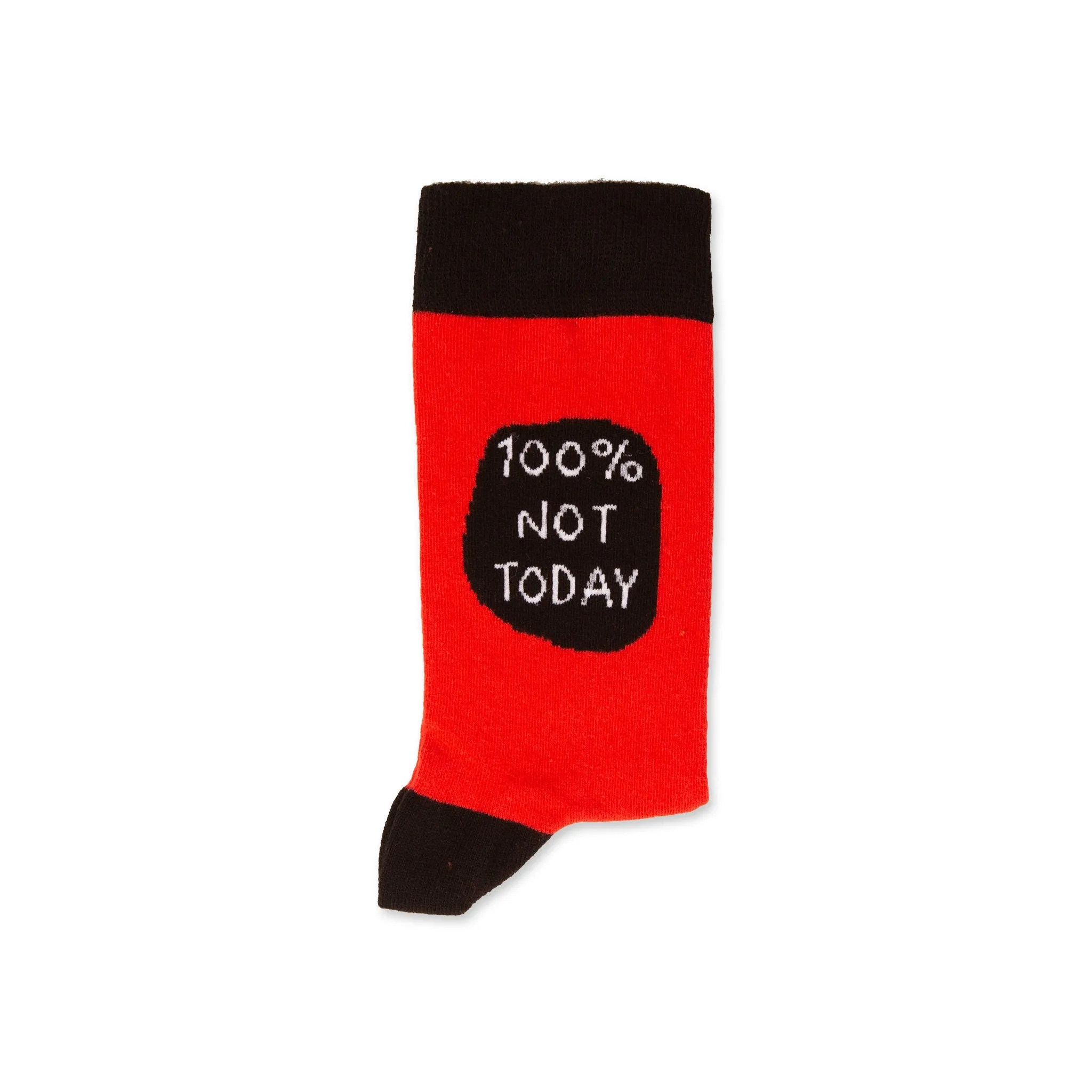100% Not Today Socks Gift Socks for Her&Him Cotton Socks Funny Socks Pattern Socks Unisex Socks Custom Socks Birthday Socks