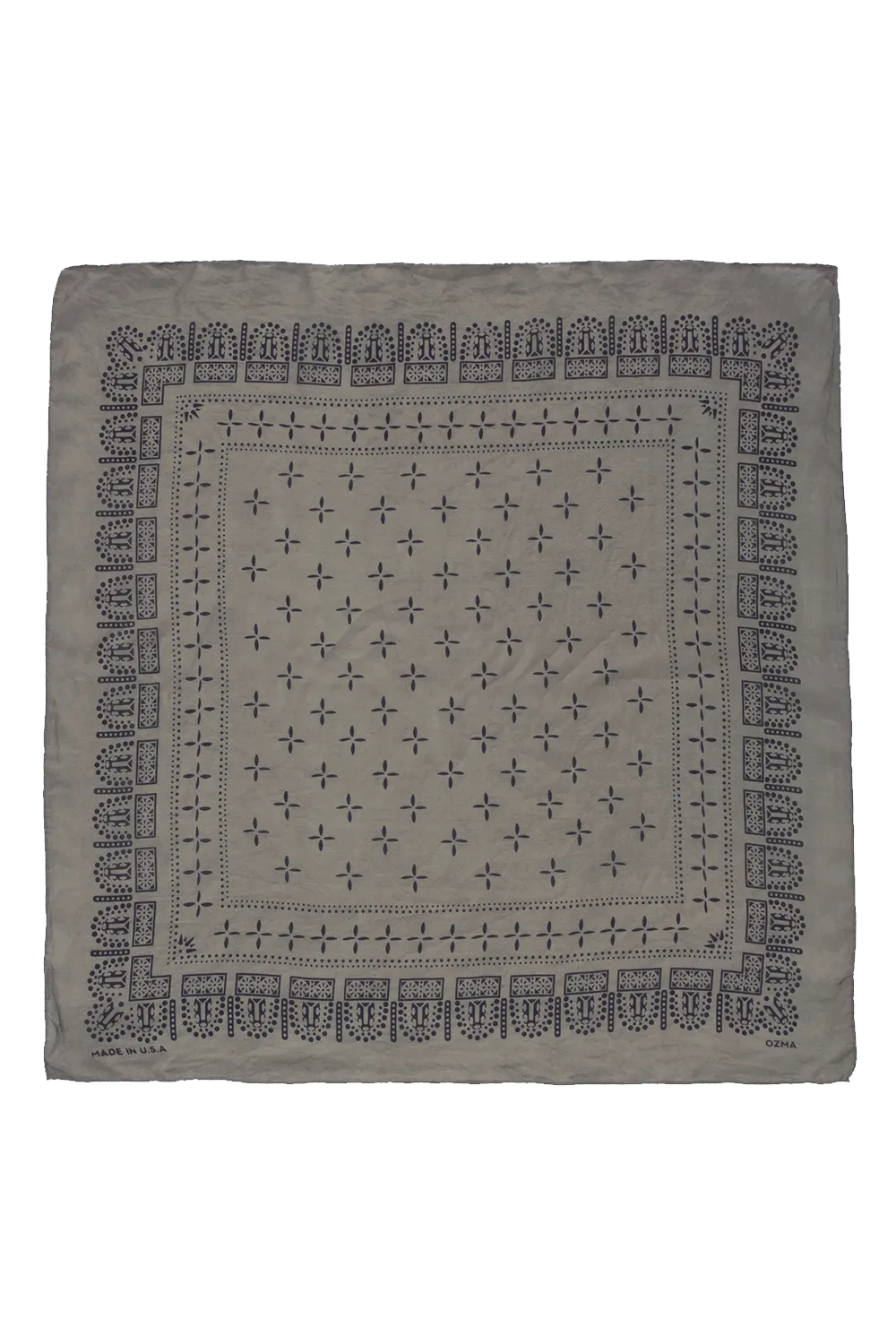 1930's Bandana, Regen Silk, Ash