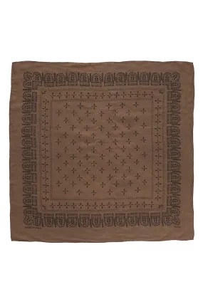 1930s Bandana, Regen Silk, Cedar