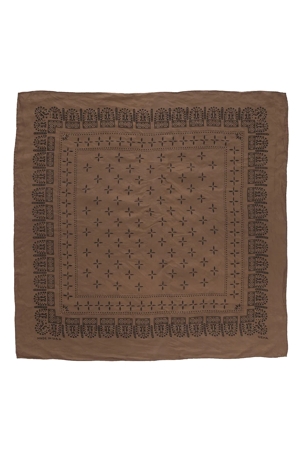 1930s Bandana, Regen Silk, Cedar