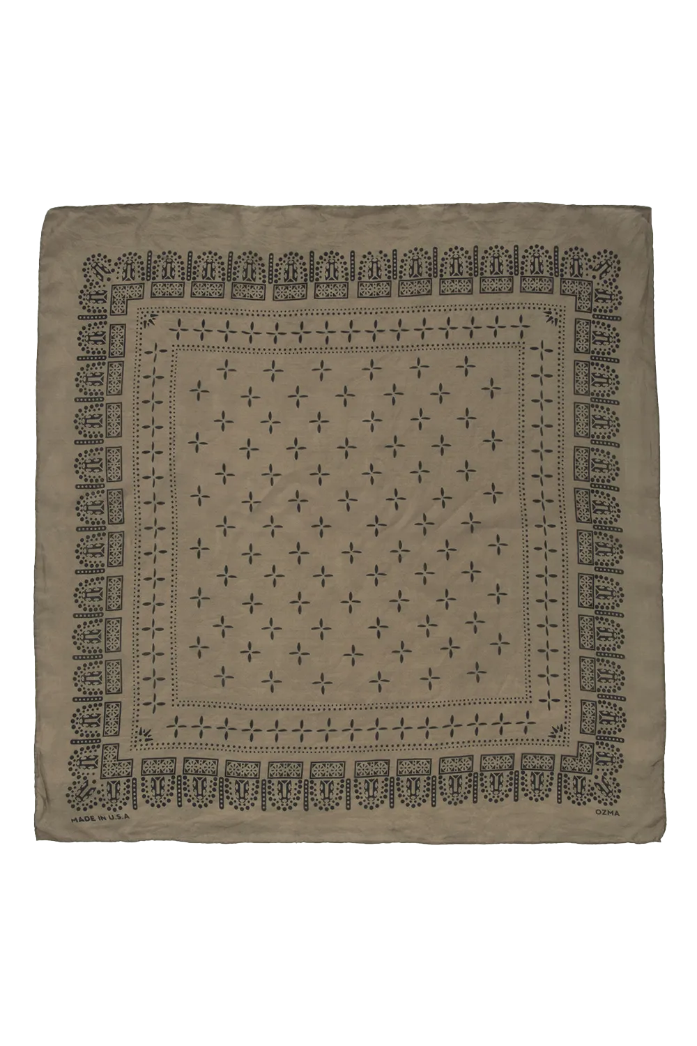 1930s Bandana, Regen Silk, Oak