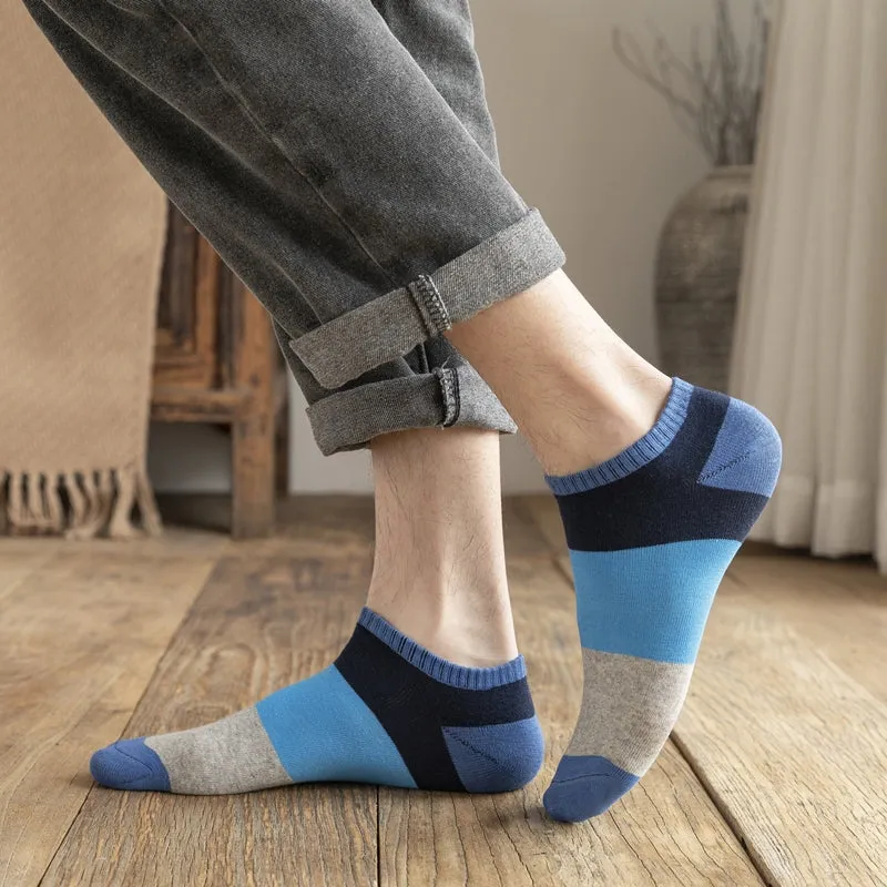 5 Pairs Men's Summer Patterned Socks