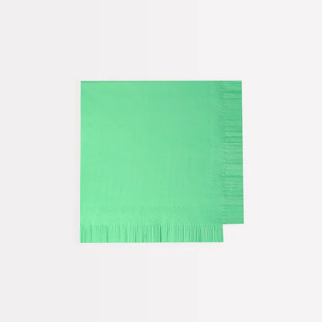 Assorted Bright Fringe Cocktail Napkins