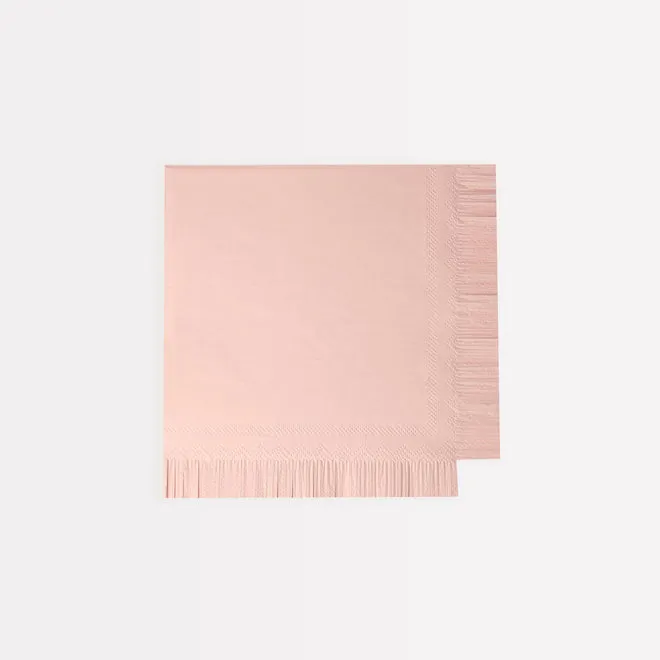 Assorted Bright Fringe Cocktail Napkins