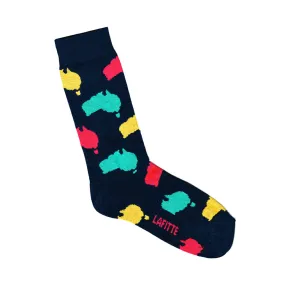Australian Maps Socks