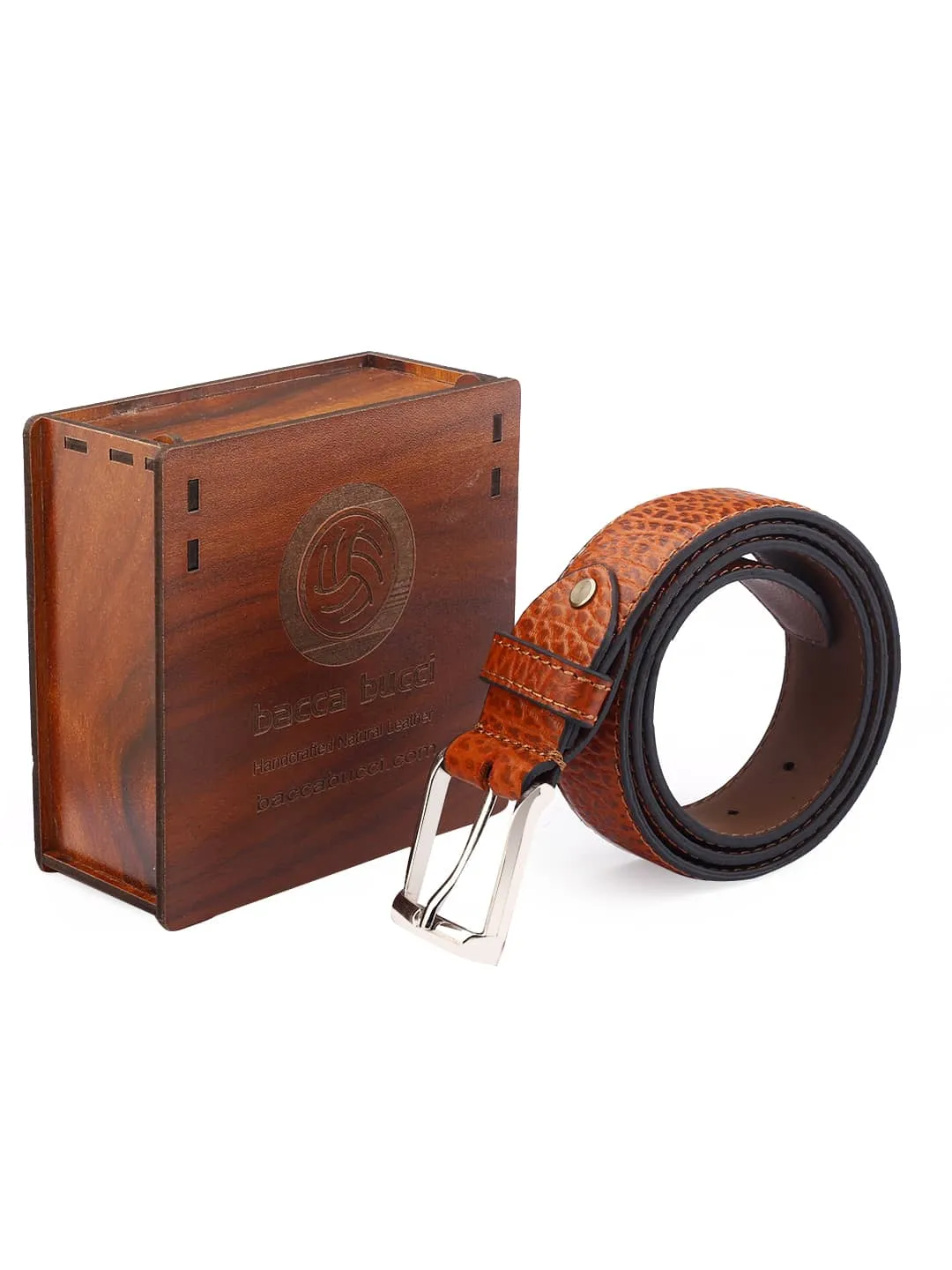 Bacca Bucci 'Sartorial Elegante' Men's Genuine Leather Belt