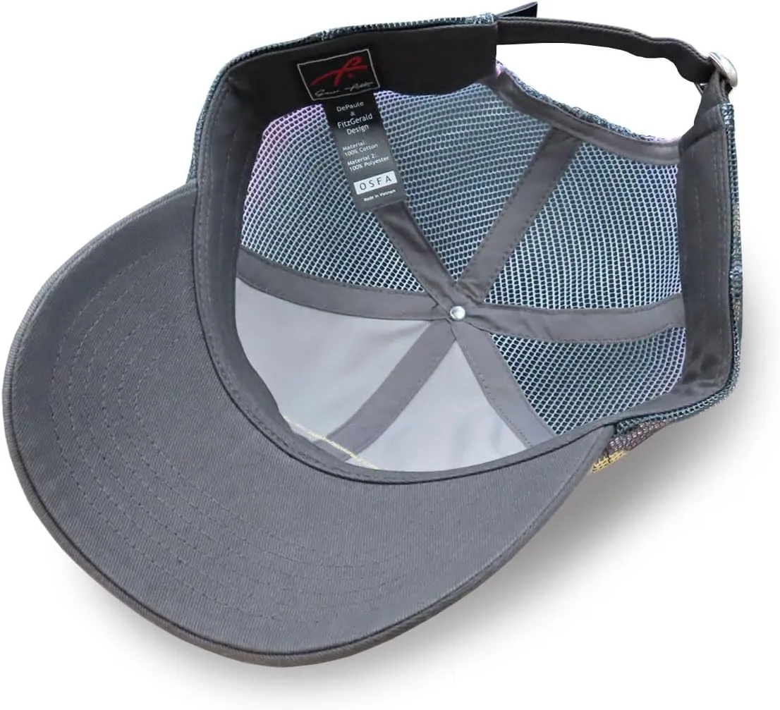 Baseball Cap for Women in Cute Dad Hat Design with Mesh to Stay Cool at The Beach in Summer