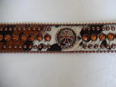b.b. Simon "Vintage Bronze" Crystal Belt