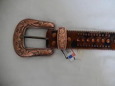 b.b. Simon "Vintage Bronze" Crystal Belt