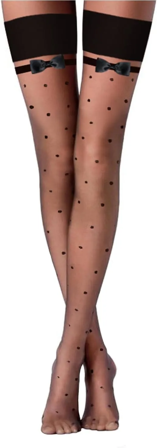 Benefeet Sox Womens Sexy Sheer Silk Thigh High Stockings Lace Top 20D Nylon Thin Long Socks Shimmery Stay Up Pantyhose Tights