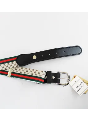 Bossini Gucci Stretch Print Adjustable Belt