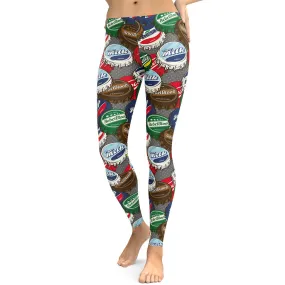 Bottle Caps Leggings