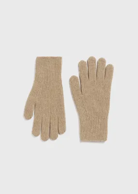 Cashmere gloves biscuit