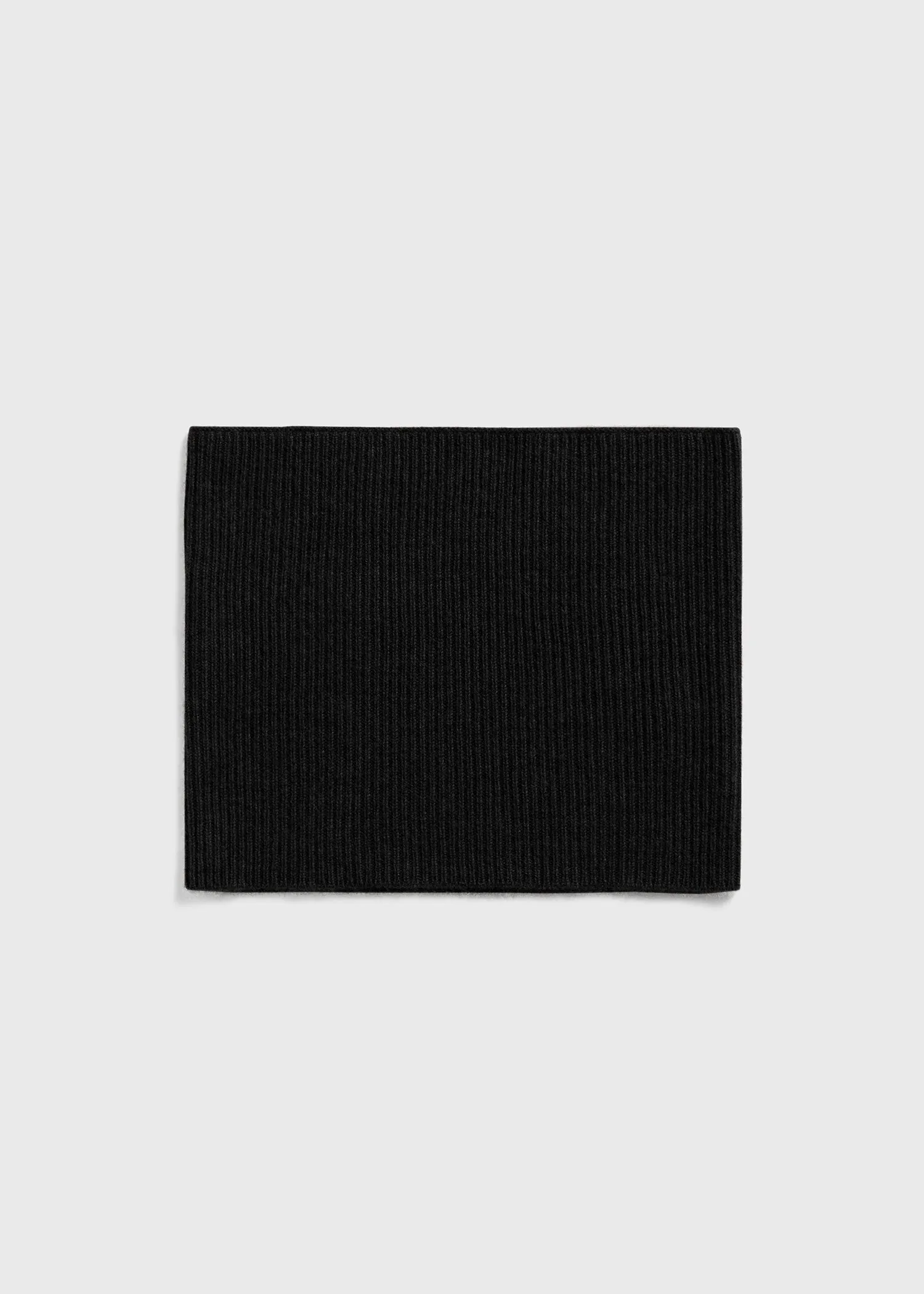 Cashmere neck warmer black