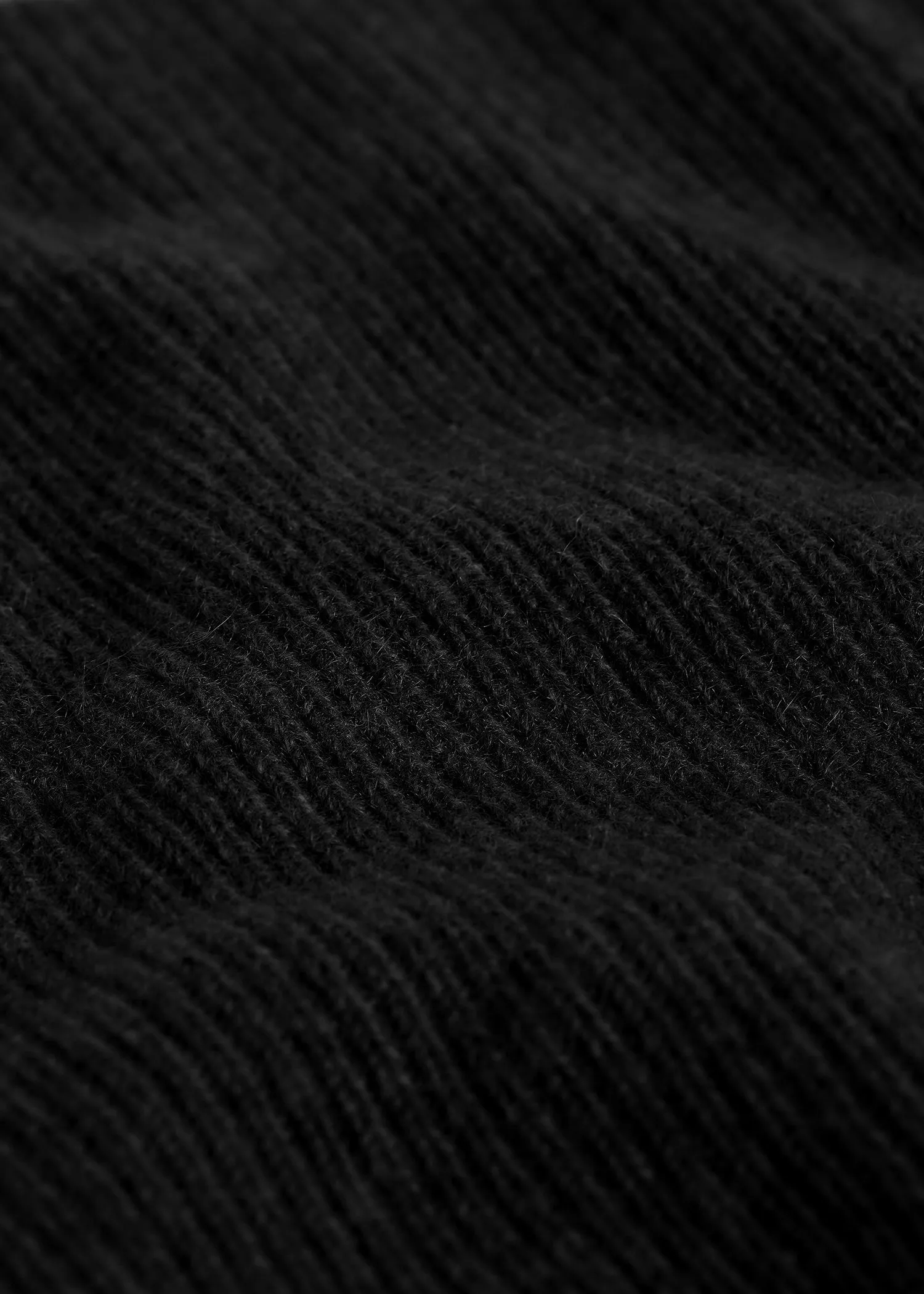 Cashmere neck warmer black