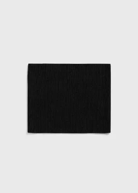 Cashmere neck warmer black