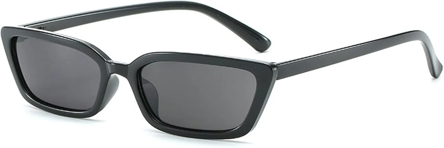 Cat Eye Sunglasses Women Vintage Rectangle Sun Glasses Small Frames Shades Retro Ladies Sunglass UV400