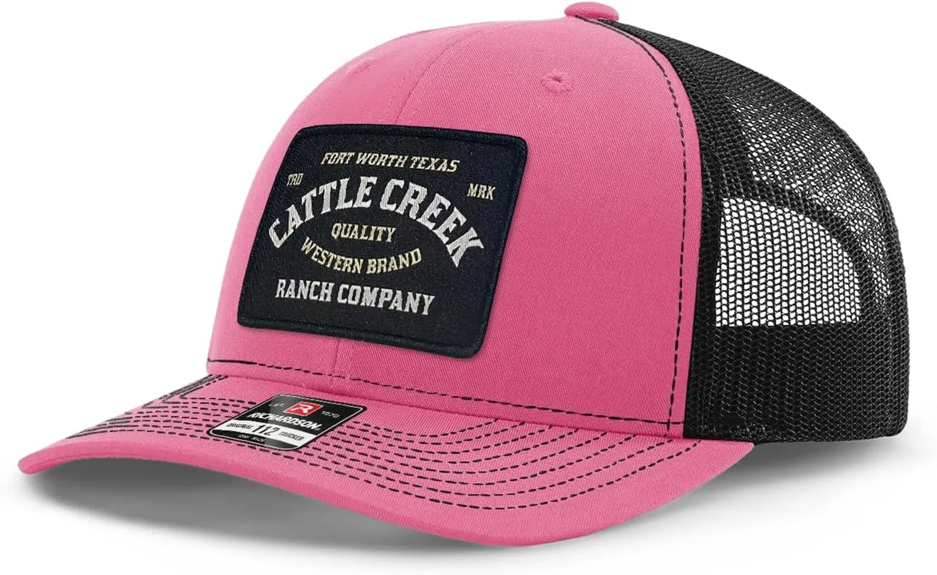 Cattle Creek Ranch Richardson 112 Trucker Hat - Structured Five and Six Panel Cattle Creek Ranch Richardson Premium Caps