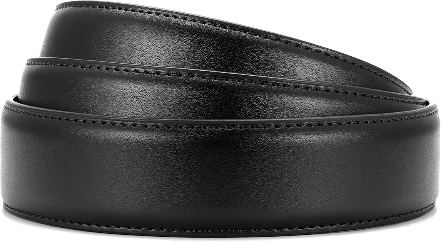 CHAOREN Ratchet Belt Replacement Strap 1 3/8, Leather Belt Strap for 40MM Slide Click Buckle