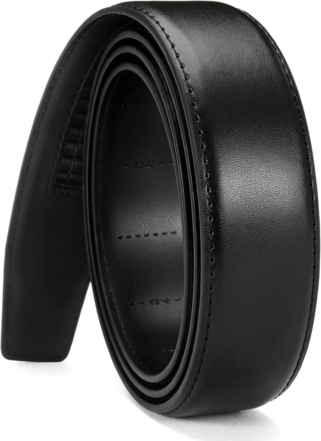 CHAOREN Ratchet Belt Replacement Strap 1 3/8, Leather Belt Strap for 40MM Slide Click Buckle