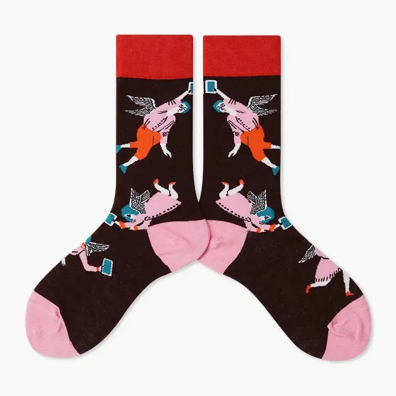 Colorful Cartoon Cotton Socks