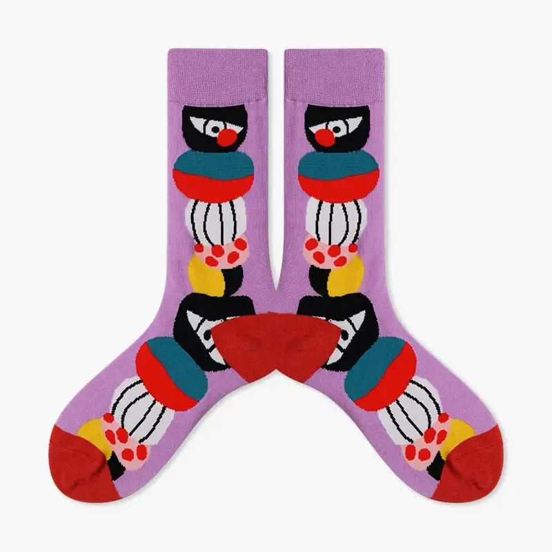 Colorful Cartoon Cotton Socks
