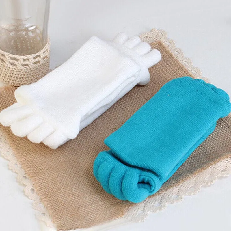 Colorful Cotton Toe Socks