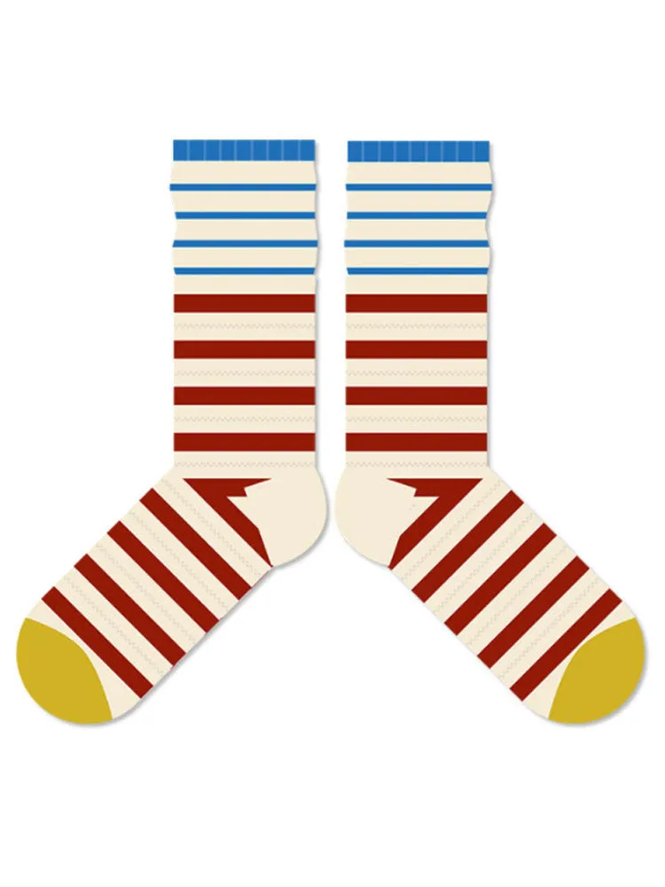 Colorful Striped Cotton Socks