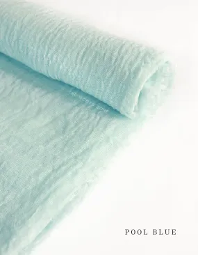 Crinkle Hijab - Pool Blue