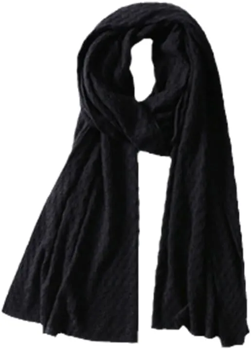 Dvbfufv Winter Women Warm Scarf Women Comfortable Knitted Solid Scarfs