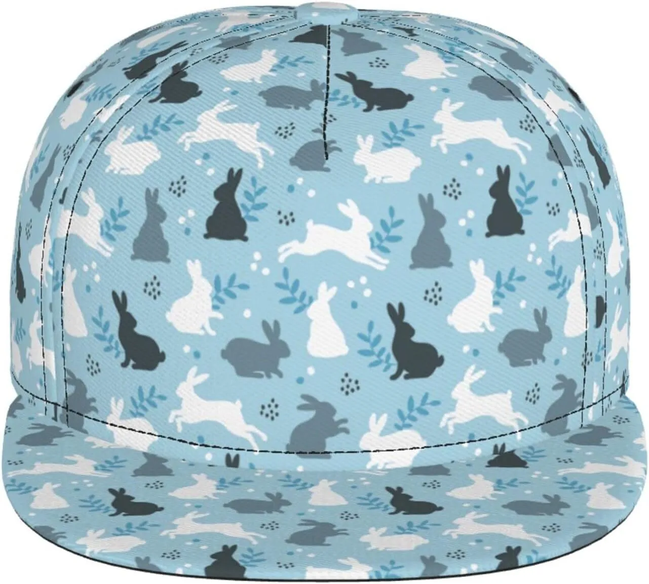 Easter Snapback Hat for Men Women, Easter Baseball Caps Adjustable Flat Brim Hip Hop Sun Hats Unisex
