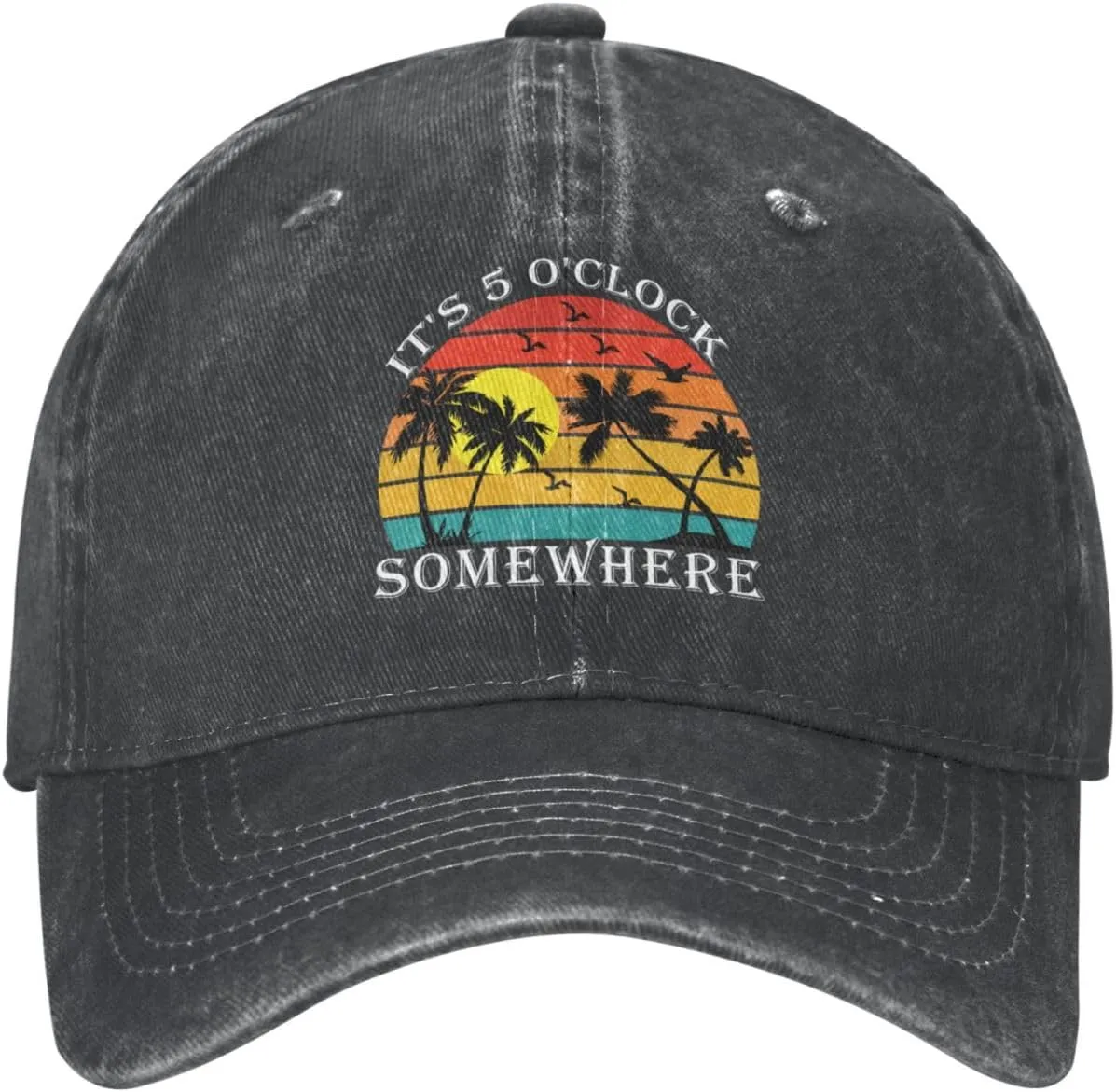 Embroidery Mountain Athletic Baseball Caps for Men Women, Adjustable Trucker Hat Cotton Girl Youth Unisex Adult