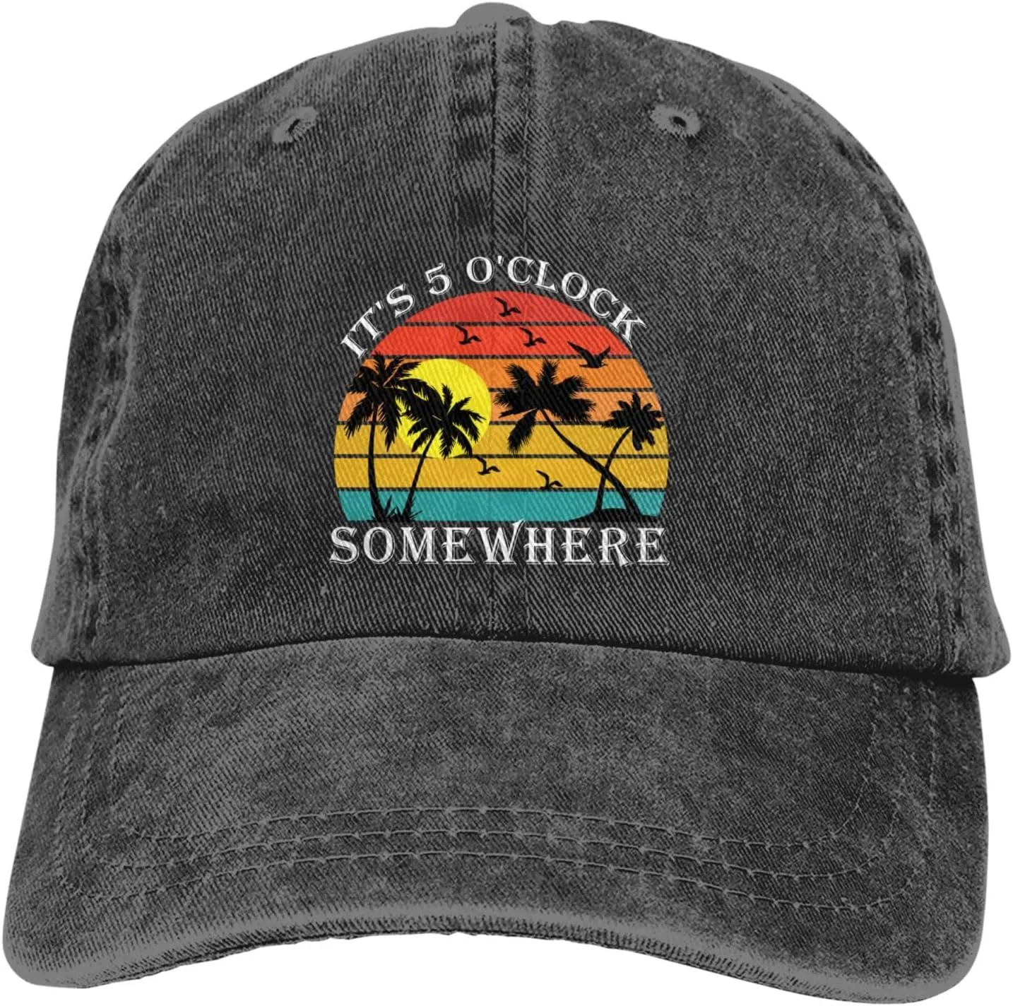 Embroidery Mountain Athletic Baseball Caps for Men Women, Adjustable Trucker Hat Cotton Girl Youth Unisex Adult