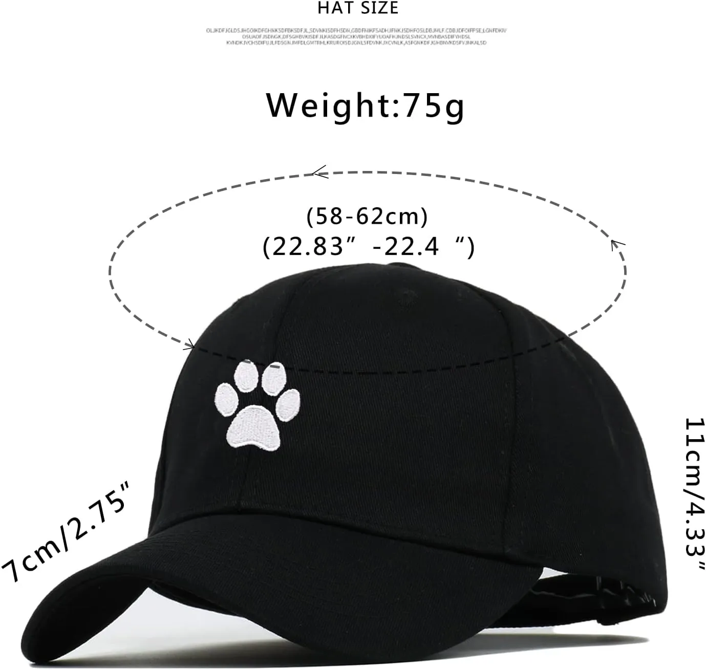 Embroidery Mountain Athletic Baseball Caps for Men Women, Adjustable Trucker Hat Cotton Girl Youth Unisex Adult