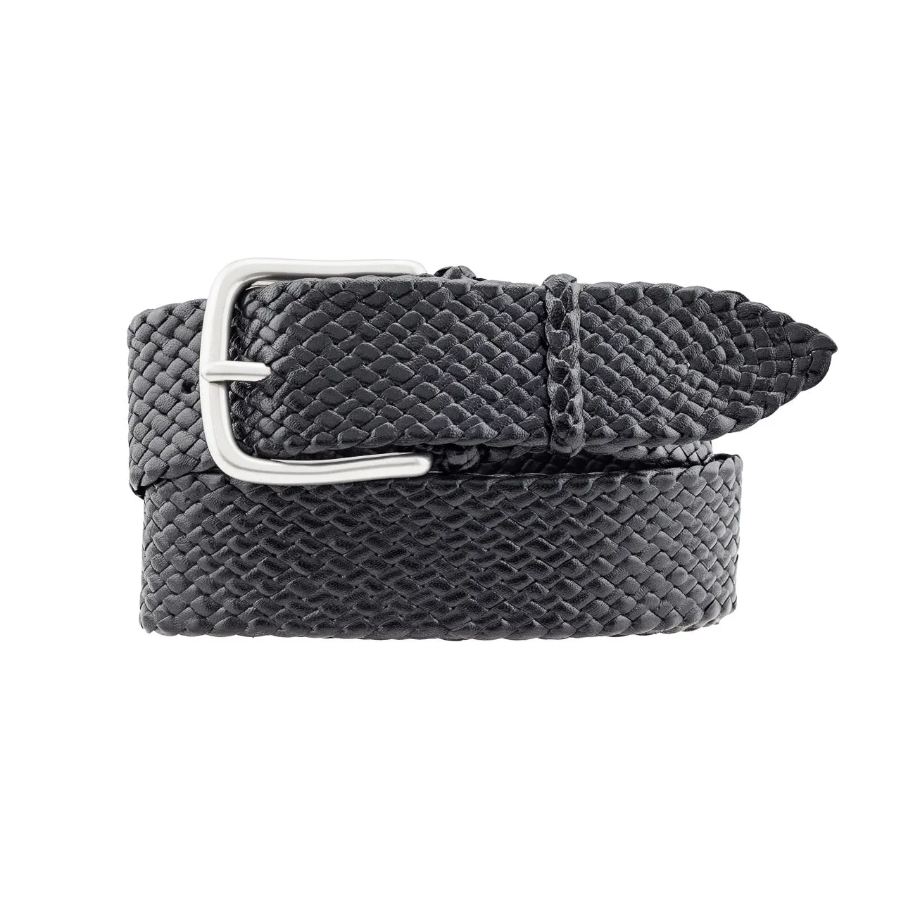 Eureka Kangaroo 16 Strand Plaited Mens Belt (35mm Wide)
