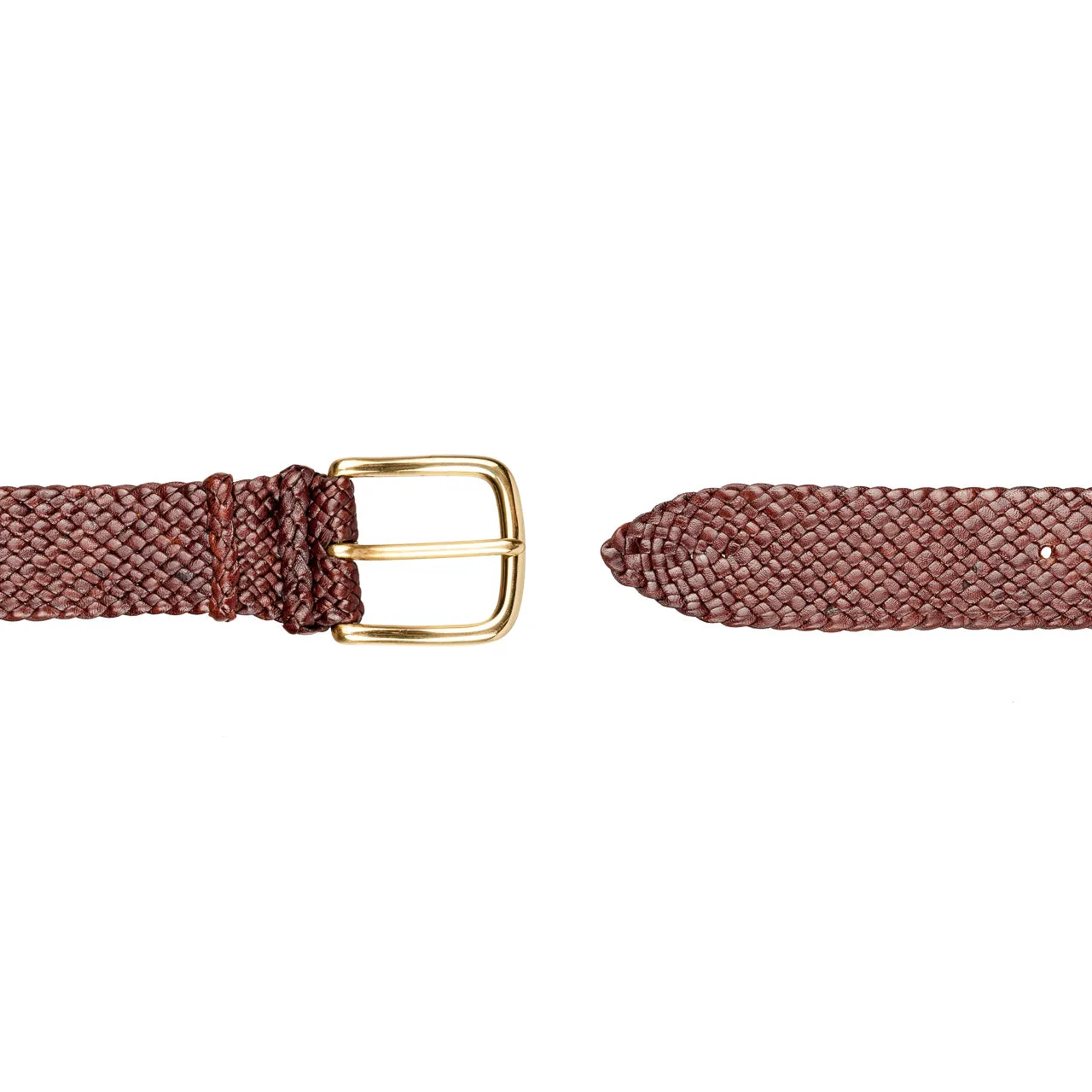 Eureka Kangaroo 16 Strand Plaited Mens Belt (35mm Wide)