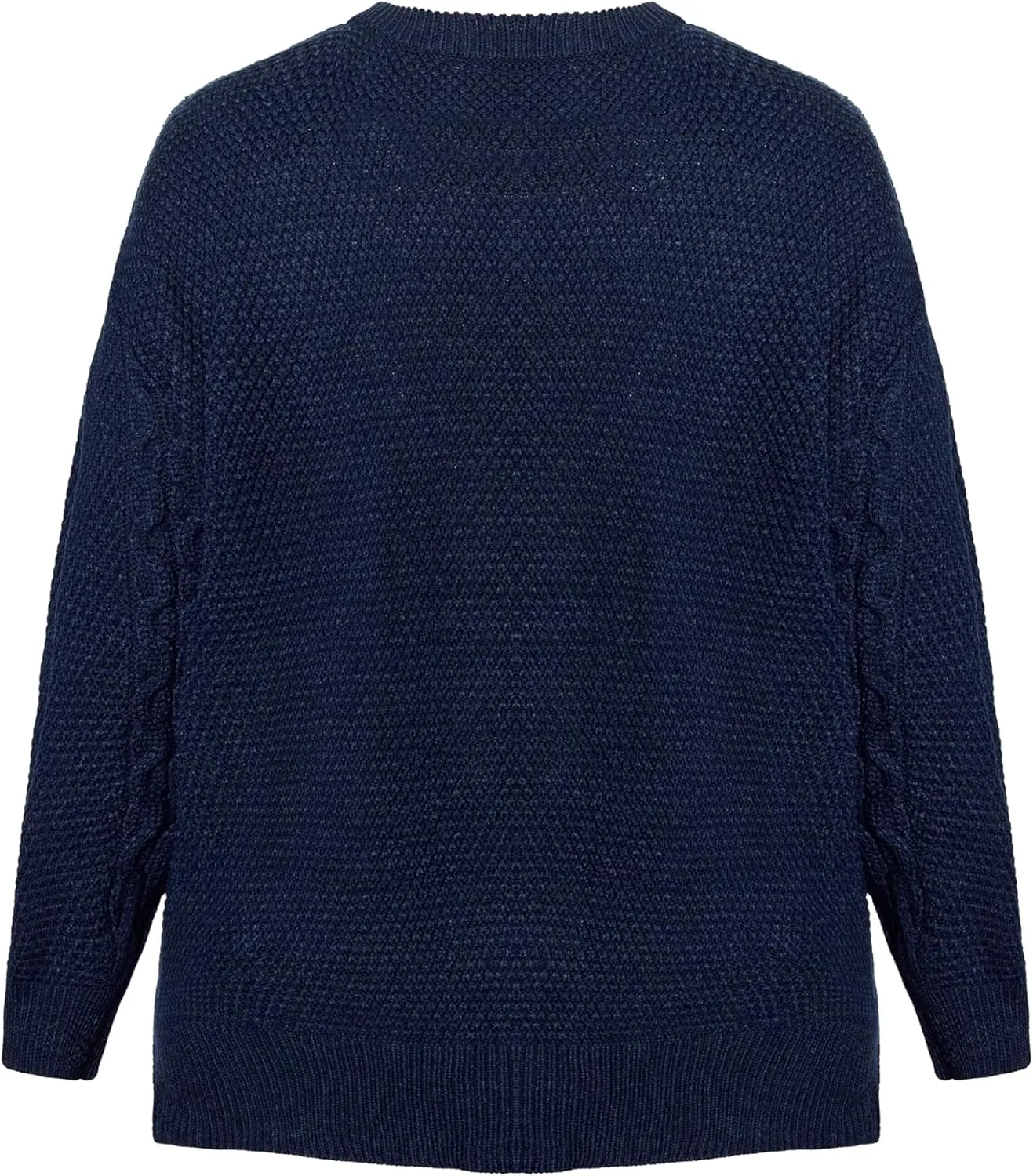 EVANS Women's Plus Size Serendipity Cable Knit Sweater