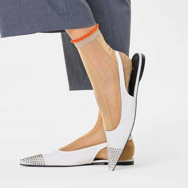 Happy Socks: Extra Fine Ankle Lilly Wheat SM