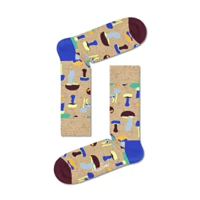 Happy Socks: Mushroom Wheat