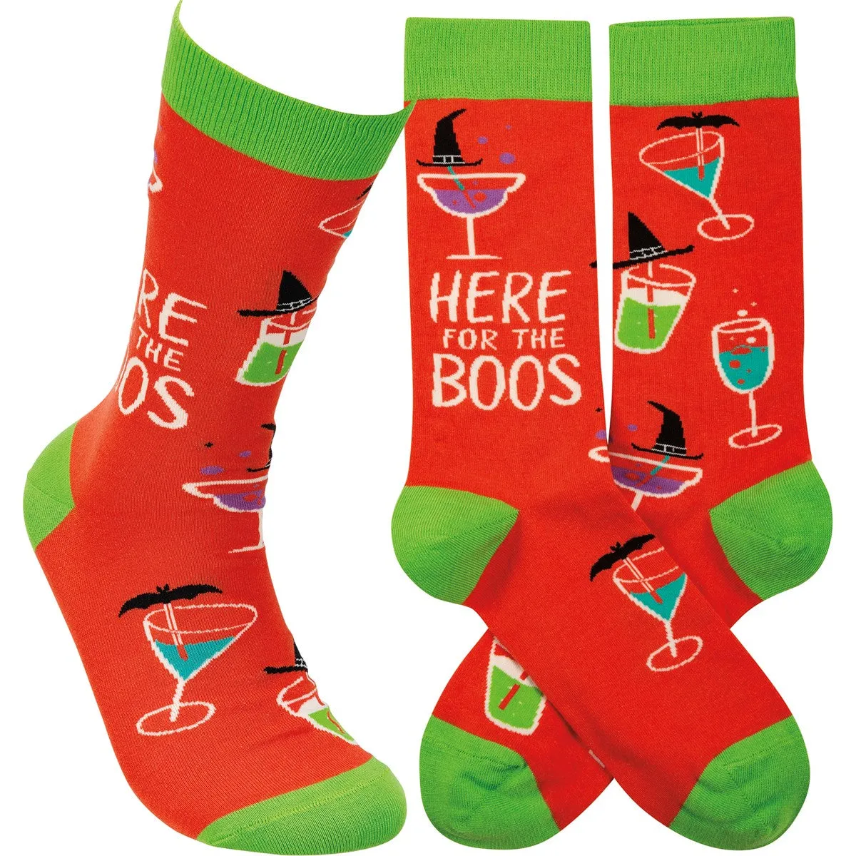 Here For the Boos Socks