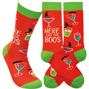 Here For the Boos Socks