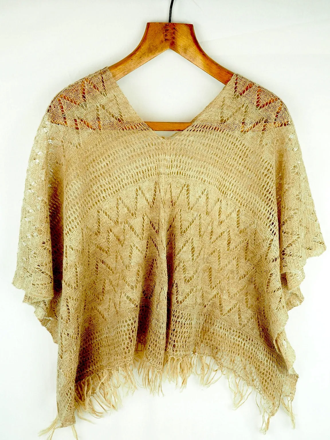 Himalayan Nettle Poncho 01