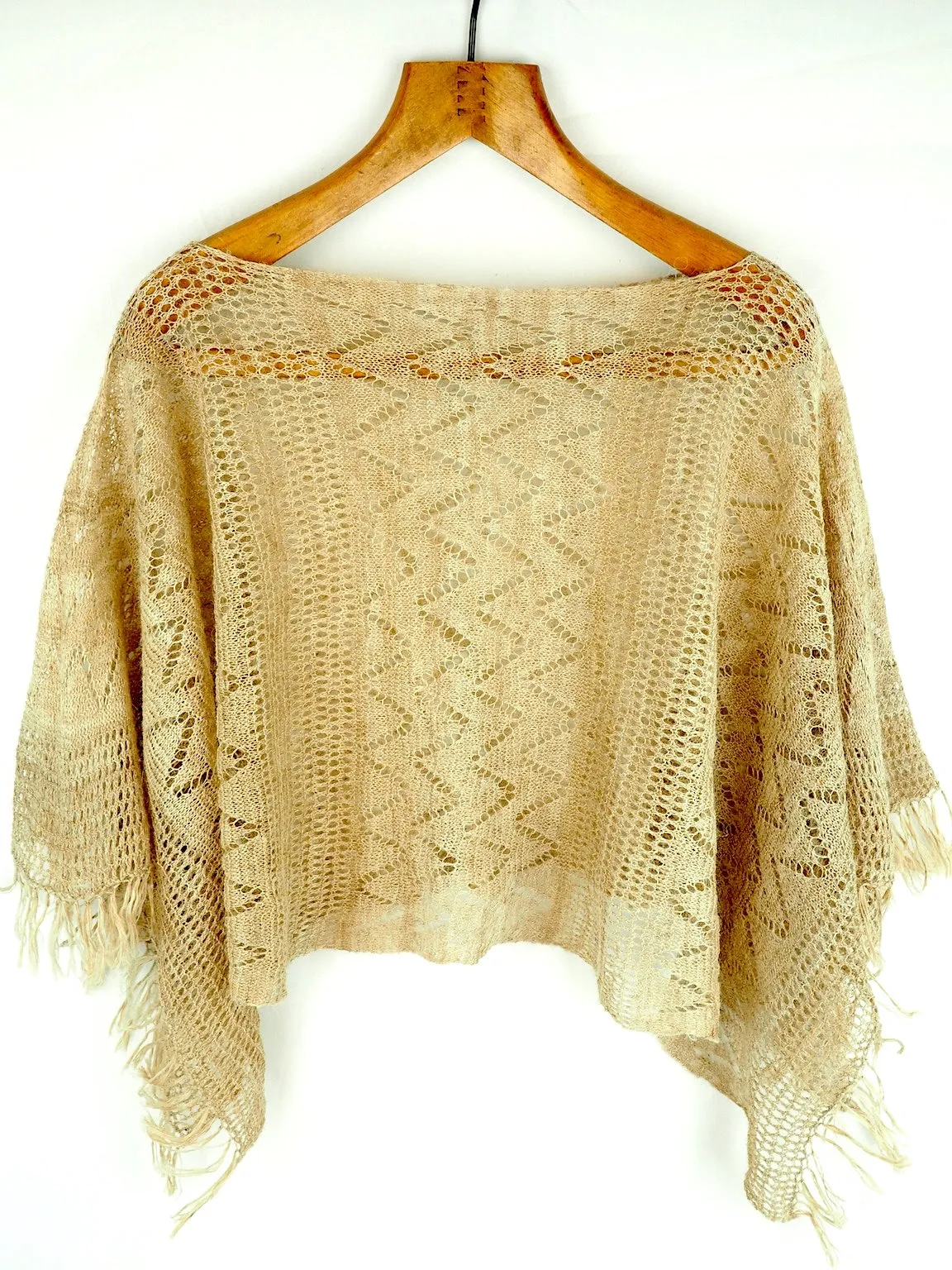 Himalayan Nettle Poncho 01