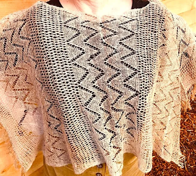 Himalayan Nettle Poncho 01