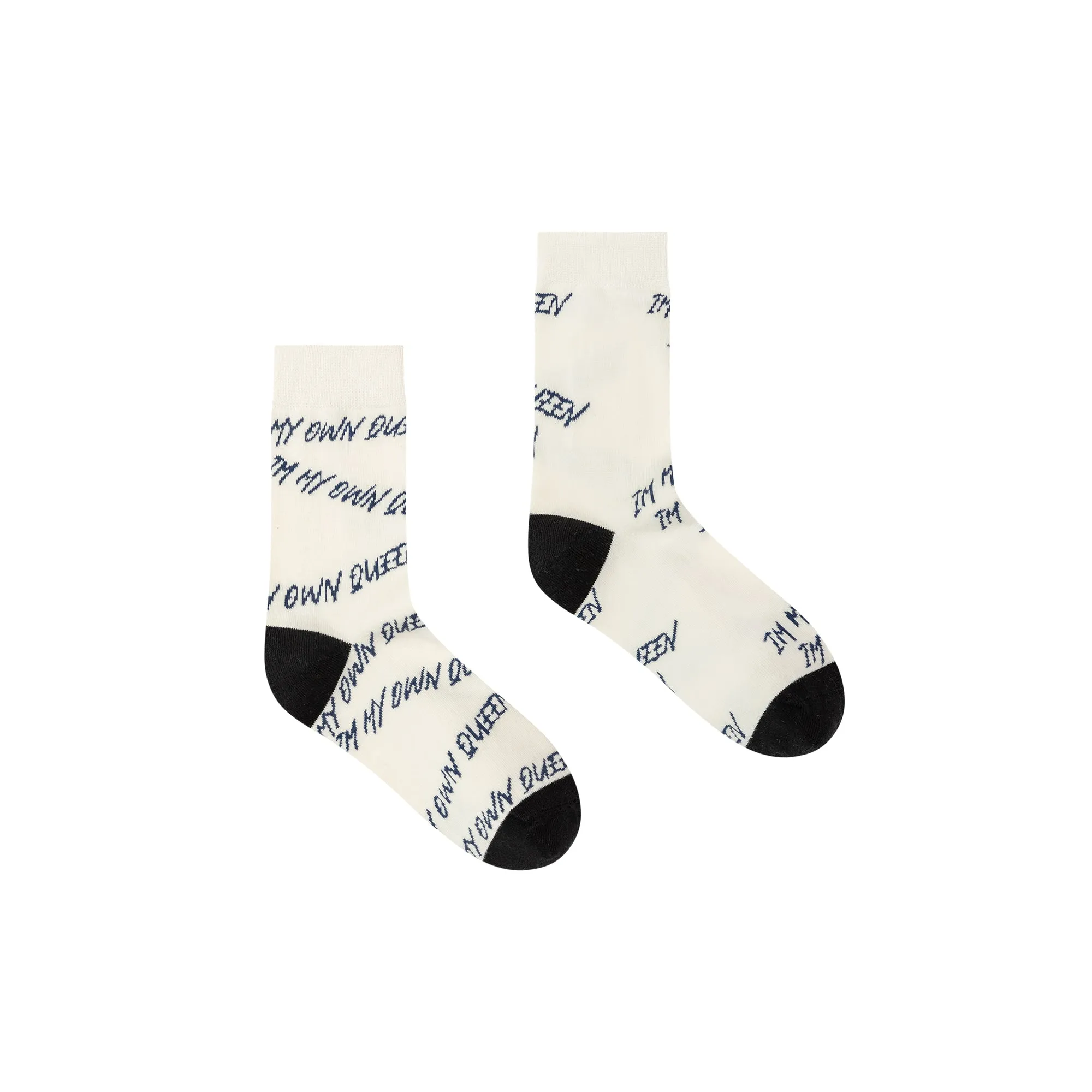 Lettering Color Combination Socks