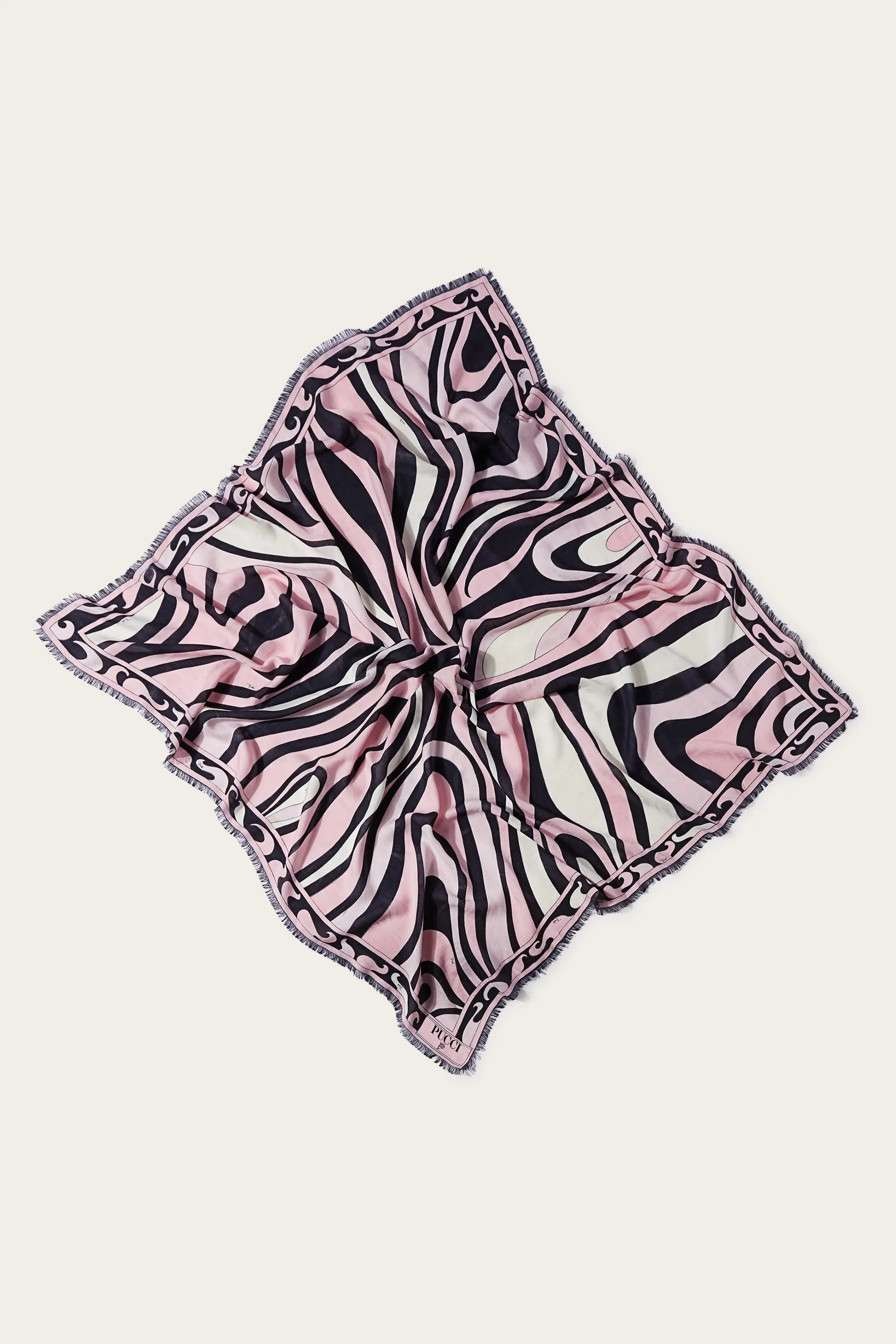 Marmo-Print Large Scarf