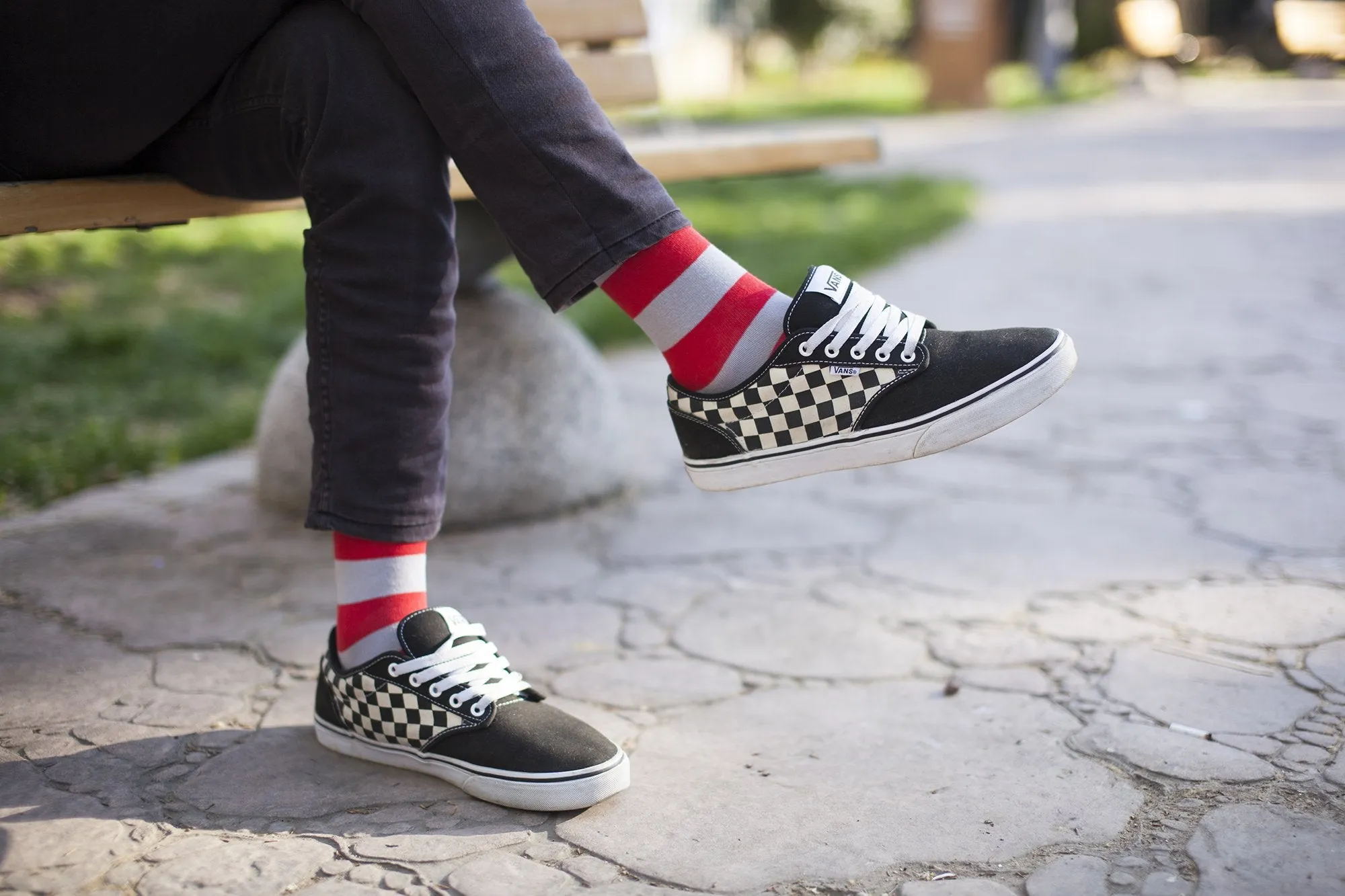 Men's 5-Pair Colorful Mix Socks-3030
