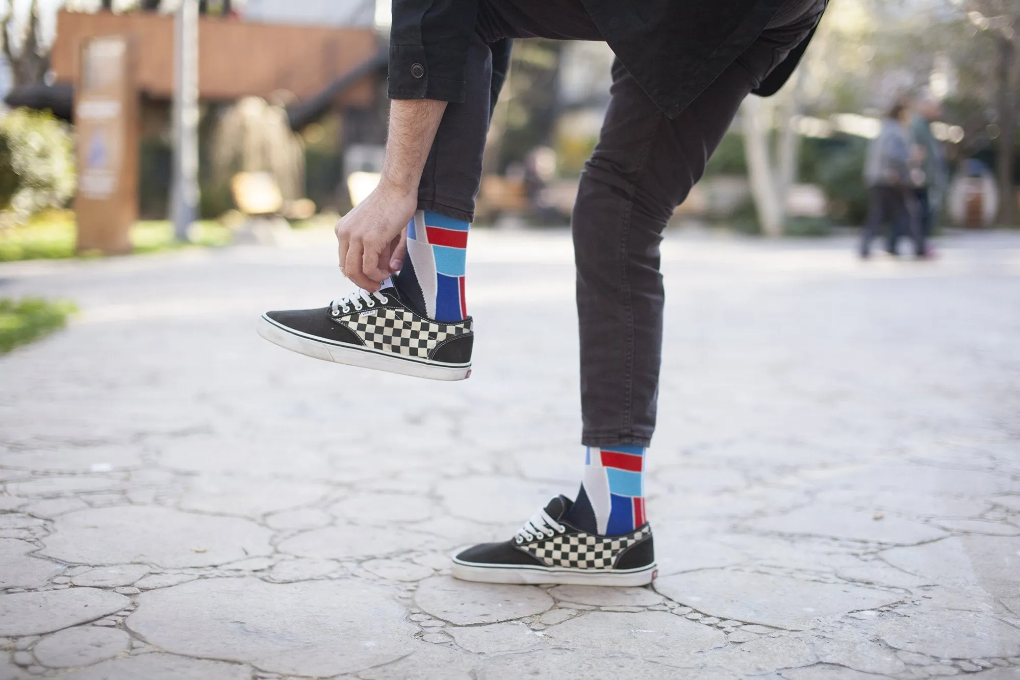 Men's 5-Pair Colorful Mix Socks-3030