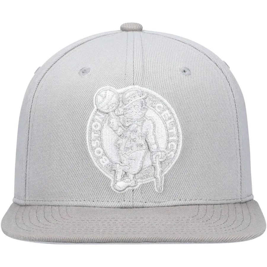 Mitchell & Ness NBA Metallic Grey Adjustable Snapback Hat