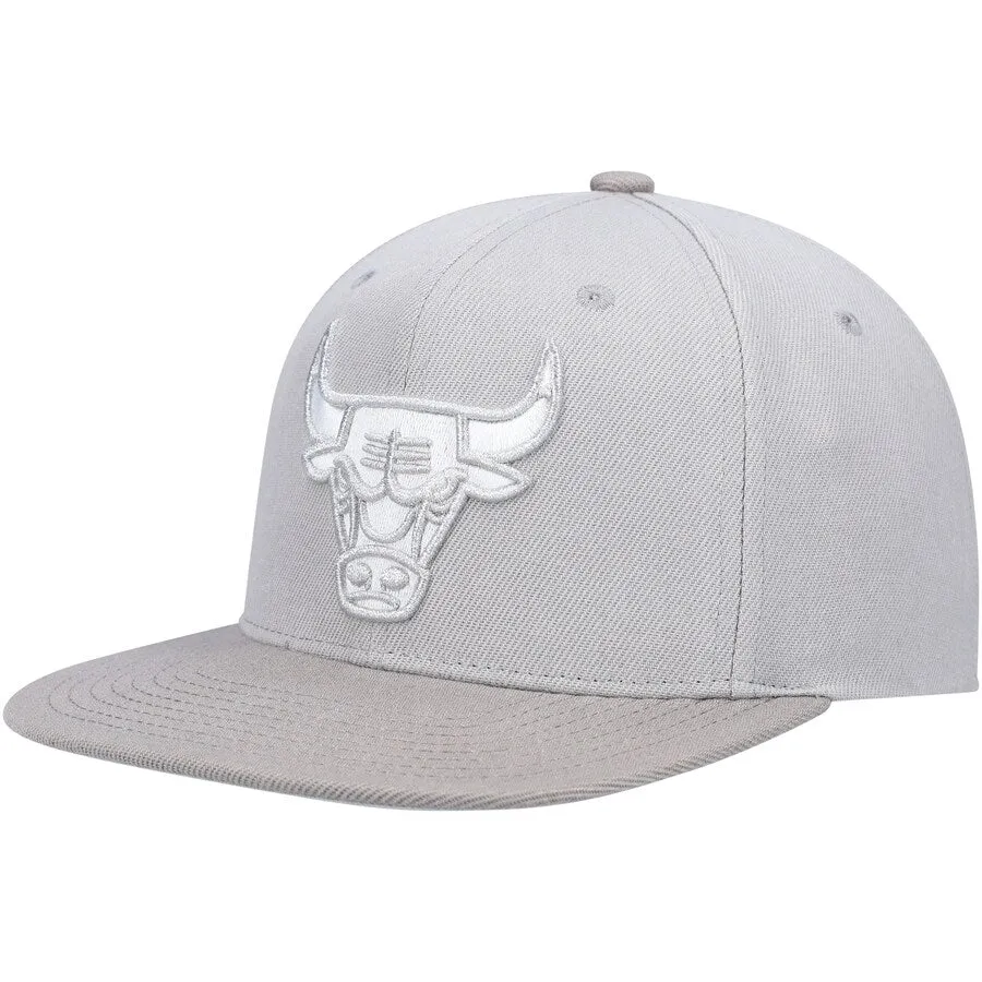 Mitchell & Ness NBA Metallic Grey Adjustable Snapback Hat